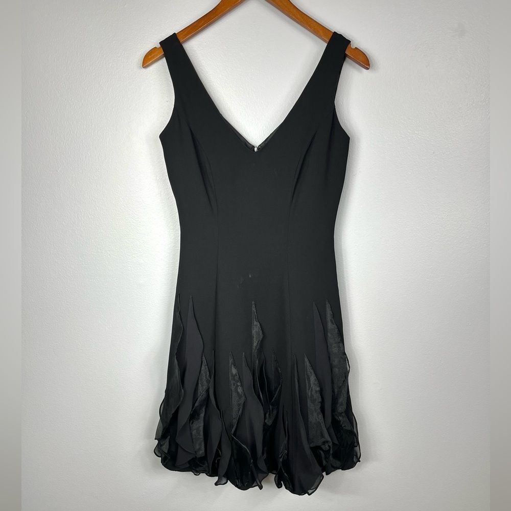 White House Black Market Black Midi Dress